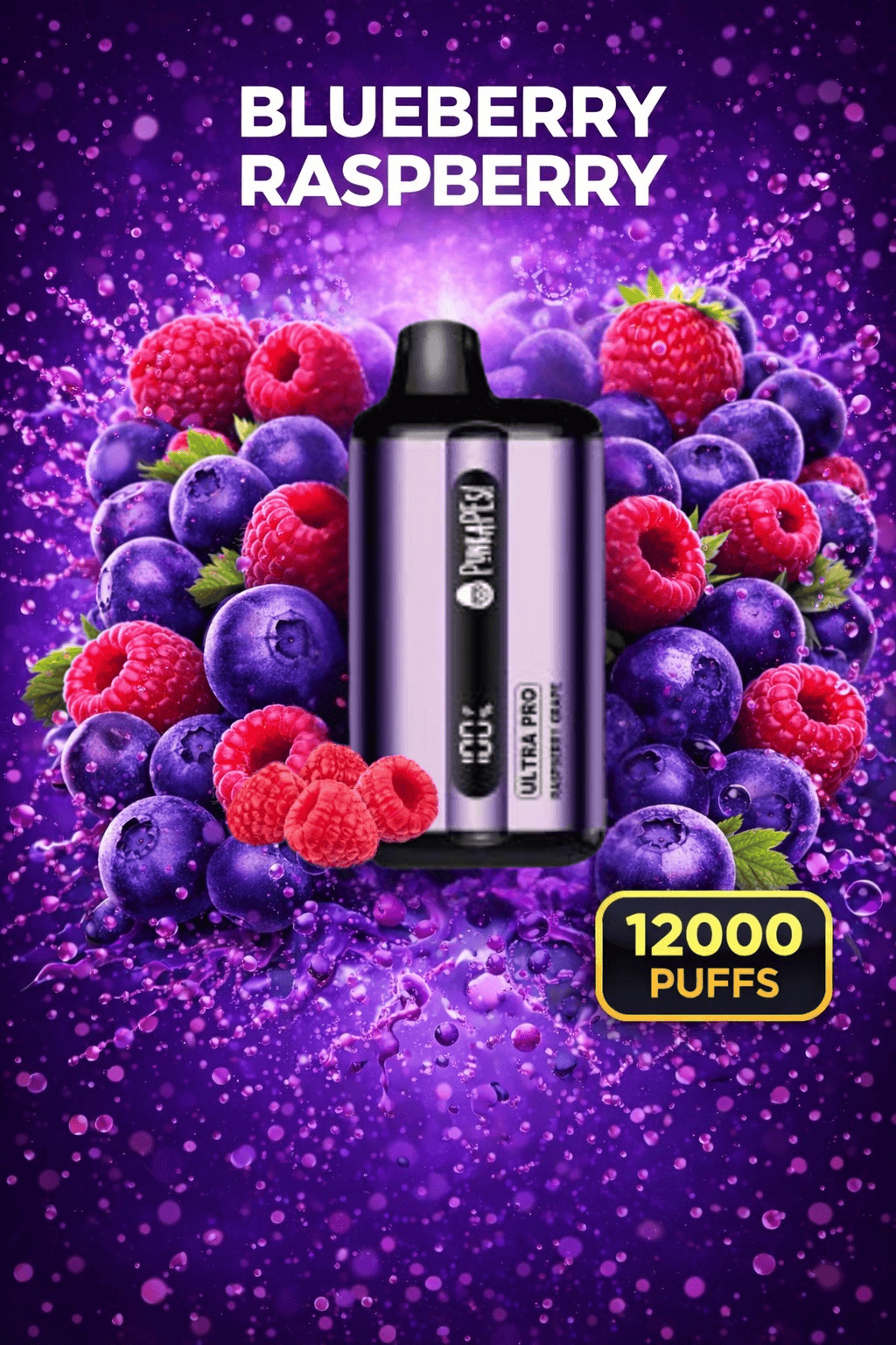 BLUEBERRY RASPBERRY - PUNKAPES ULTRA PRO 12,000
